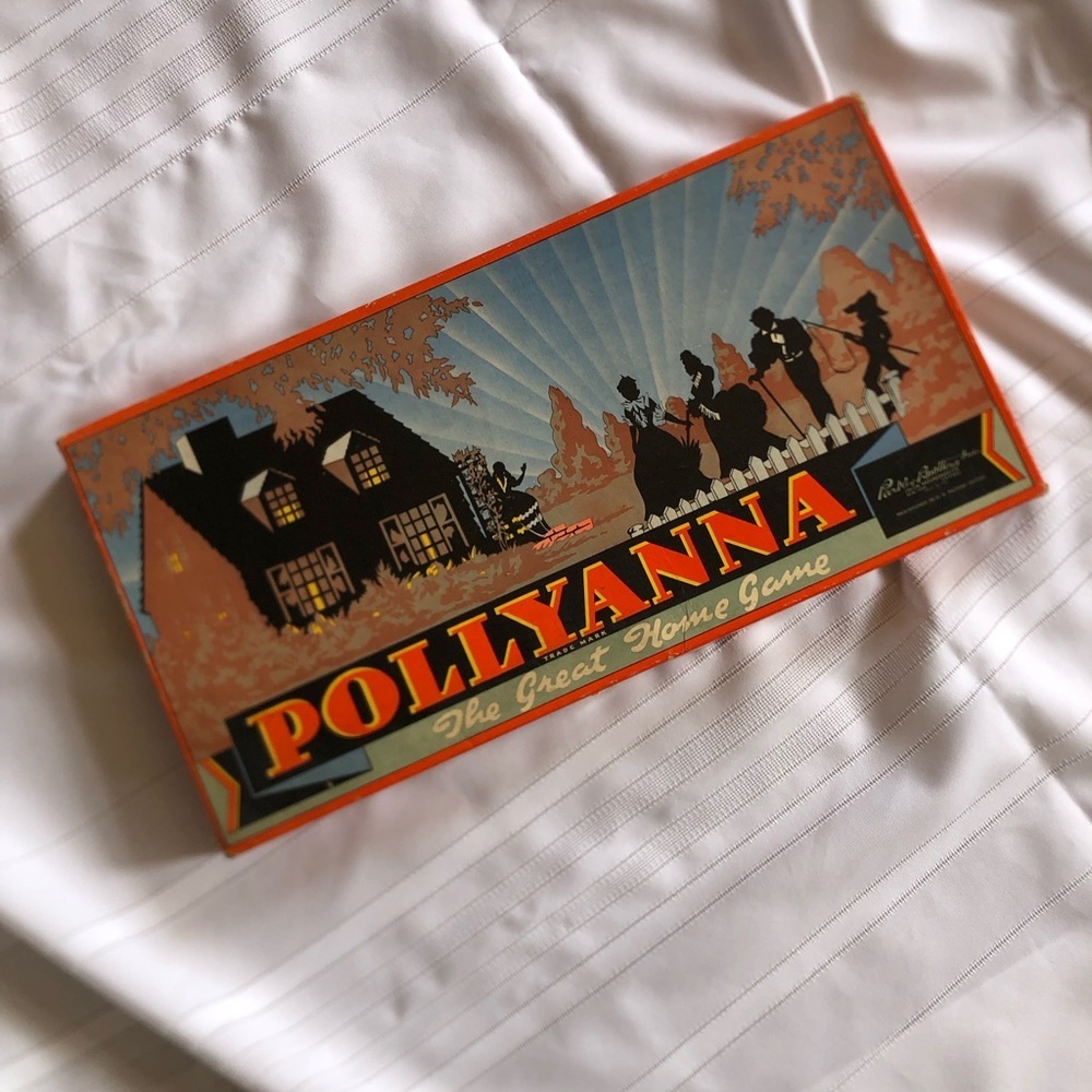 Vtg 1940s Pollyanna Board Game